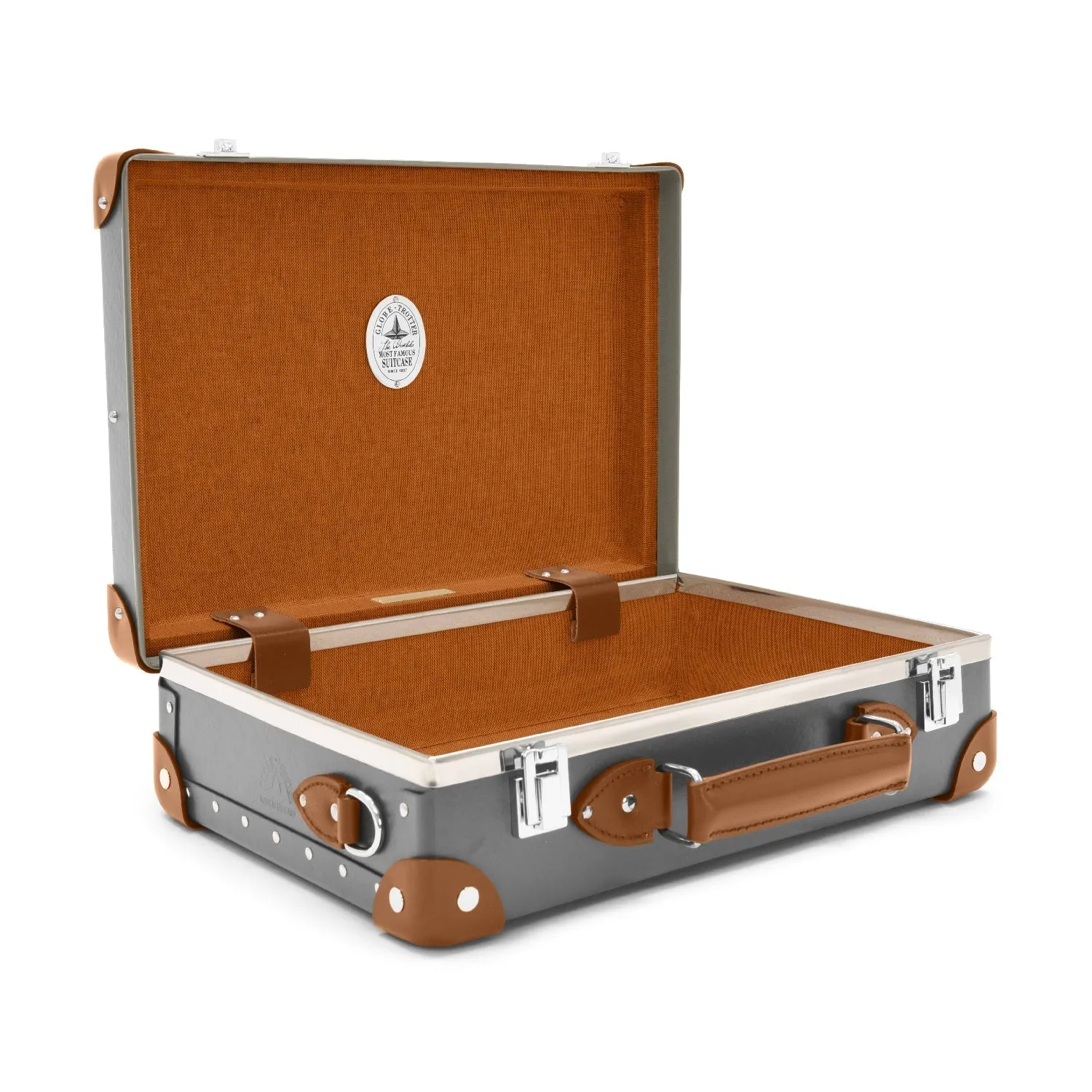 Centenary · Small Attaché | Grey/Caramel