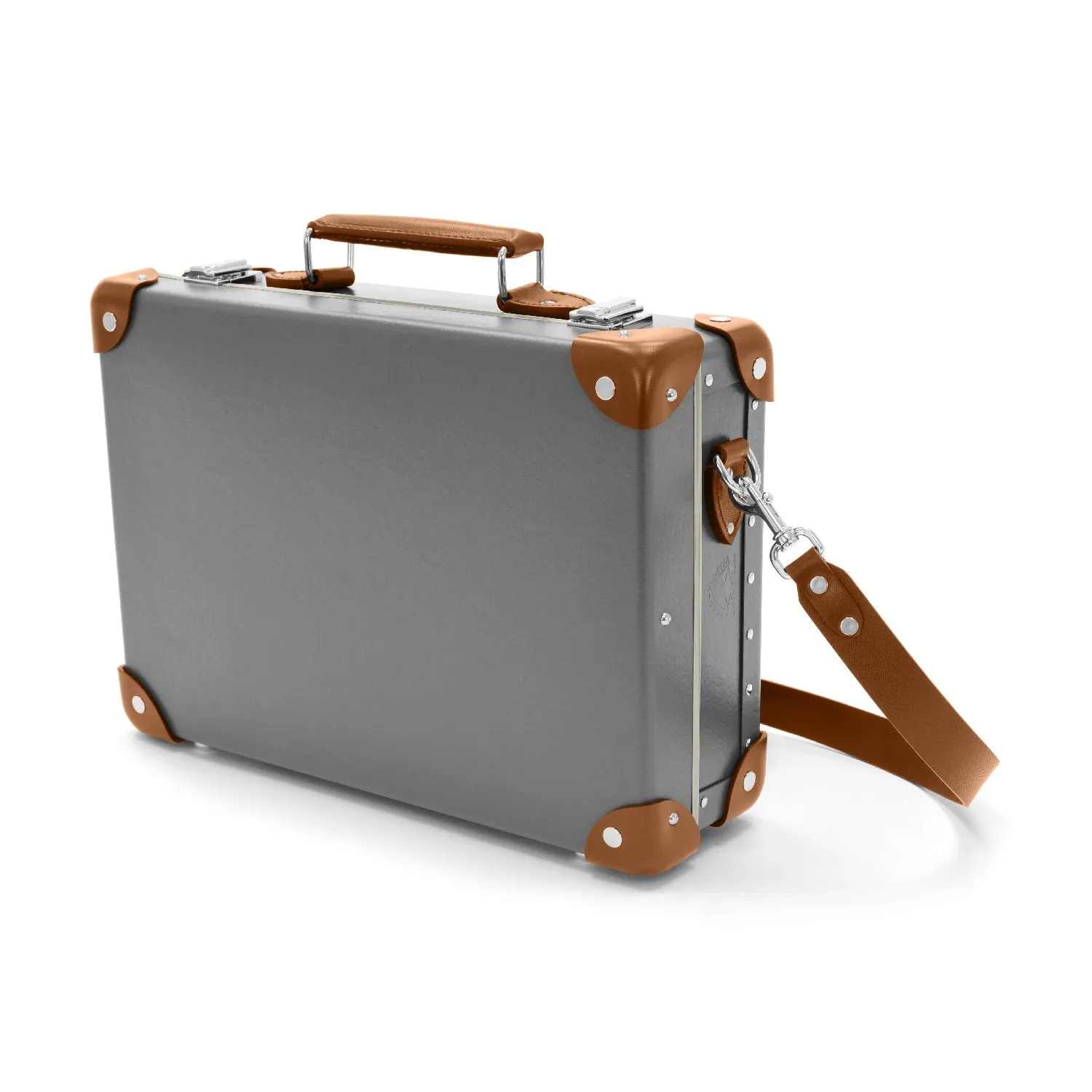 Centenary · Small Attaché | Grey/Caramel