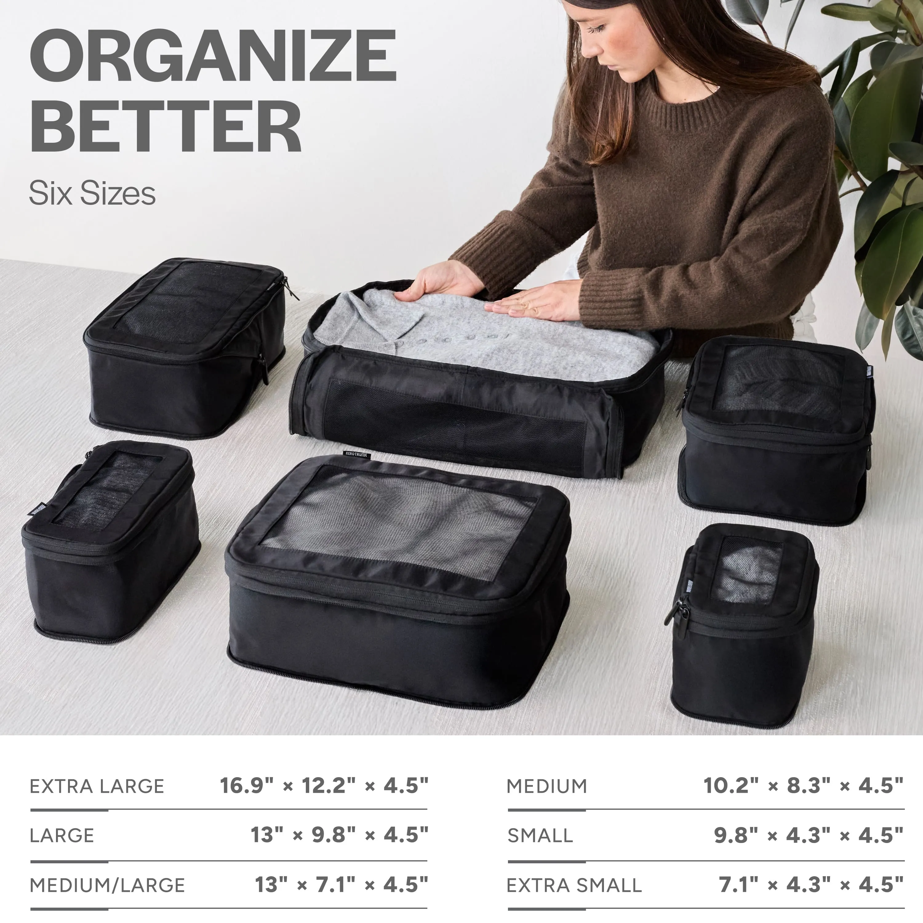 Compression Packing Cubes