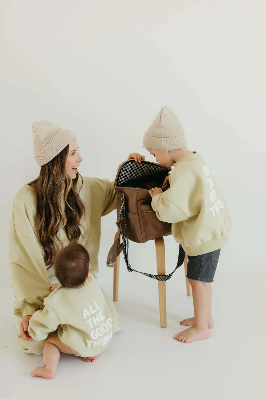 ff Diaper Bag | Taupe