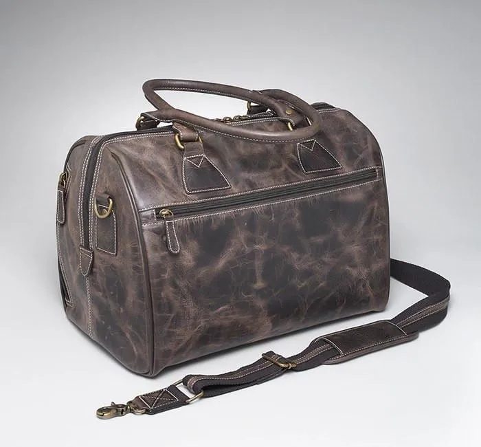 GTM CCW Leather Concealed Carry Duffel