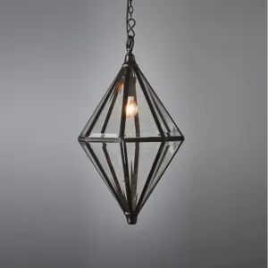 Hamptons Glass Pyramid Pendant Light