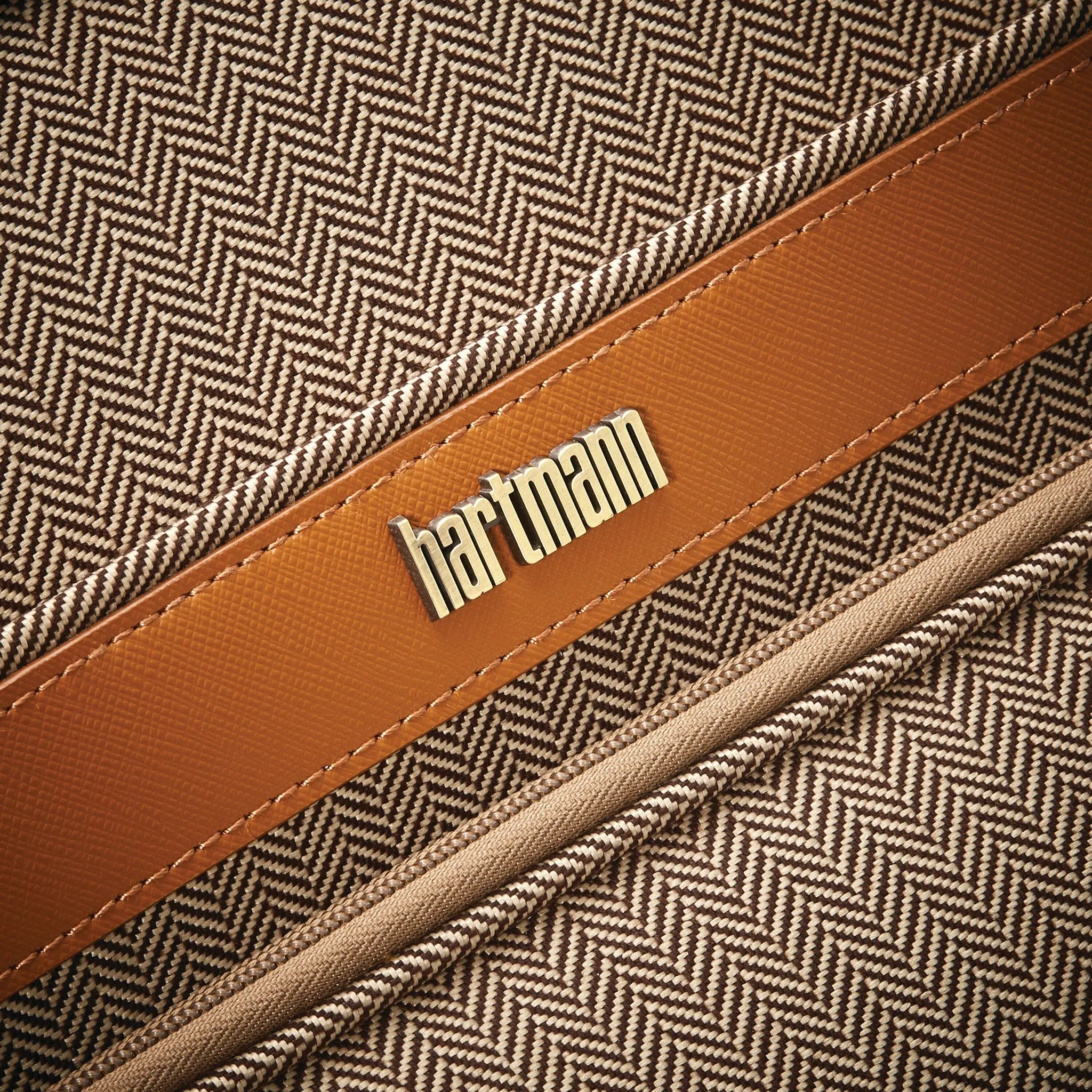 Hartmann Herringbone Deluxe Underseat Carry On Spinner