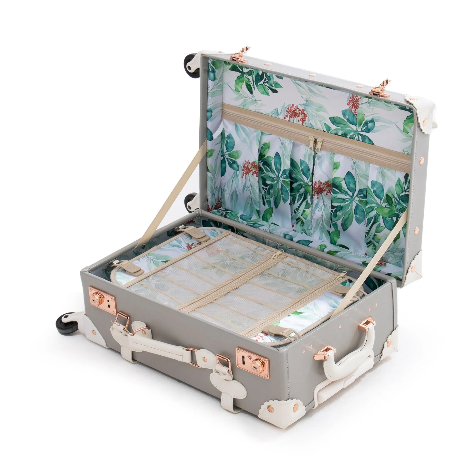 (Outlet) Minimalism 3 Pieces Luggage Set - Light Grey's