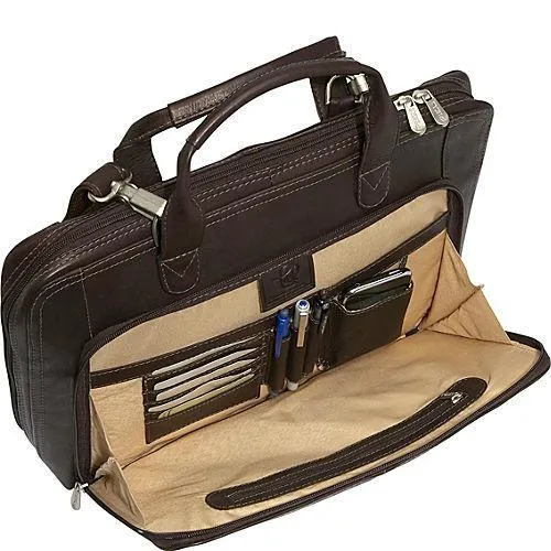 Piel Leather Slim Modern Portfolio
