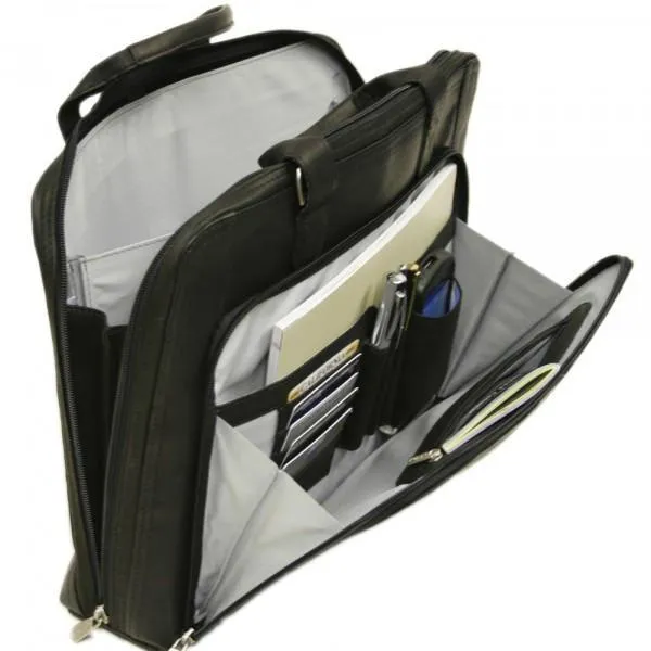 Piel Leather Slim Modern Portfolio