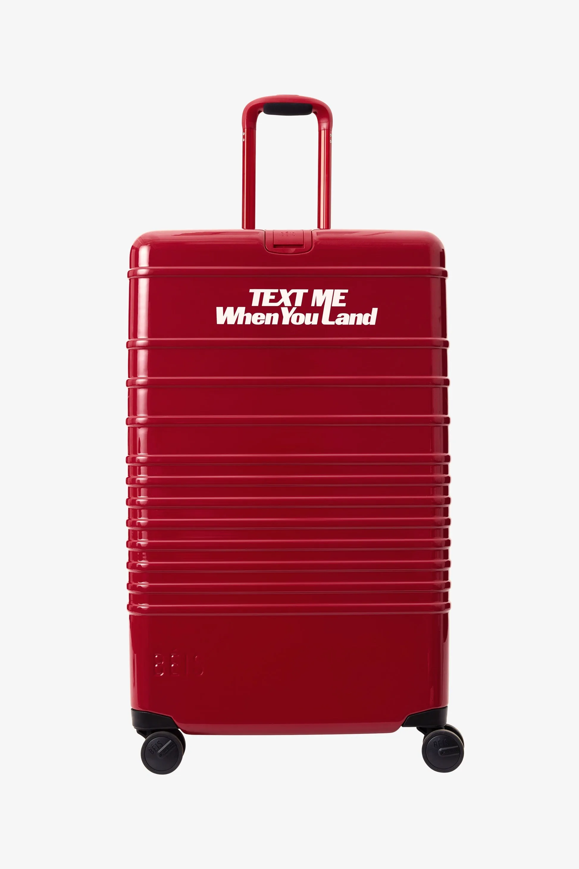 Resale The Large Check-In Roller in Text Me Red