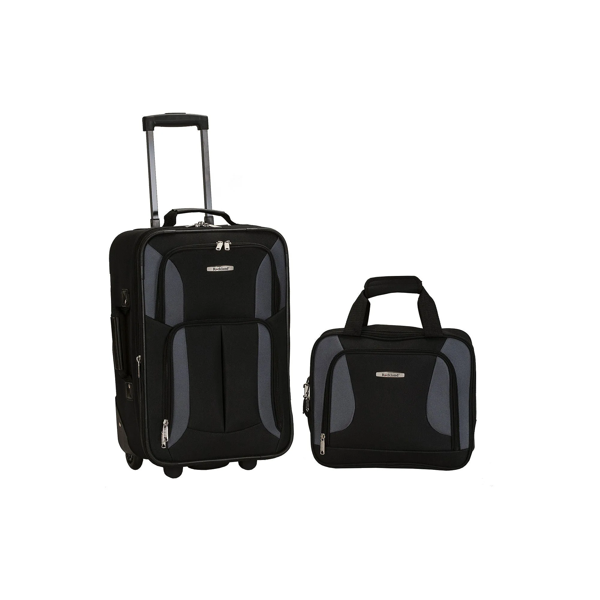 Rockland Rio 2pc Carry On Luggage Set