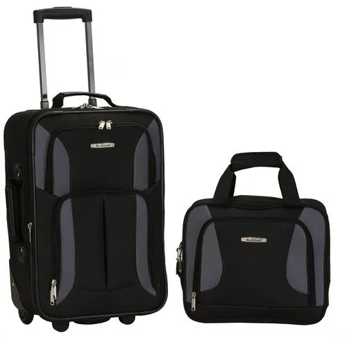 Rockland Rio 2pc Carry On Luggage Set