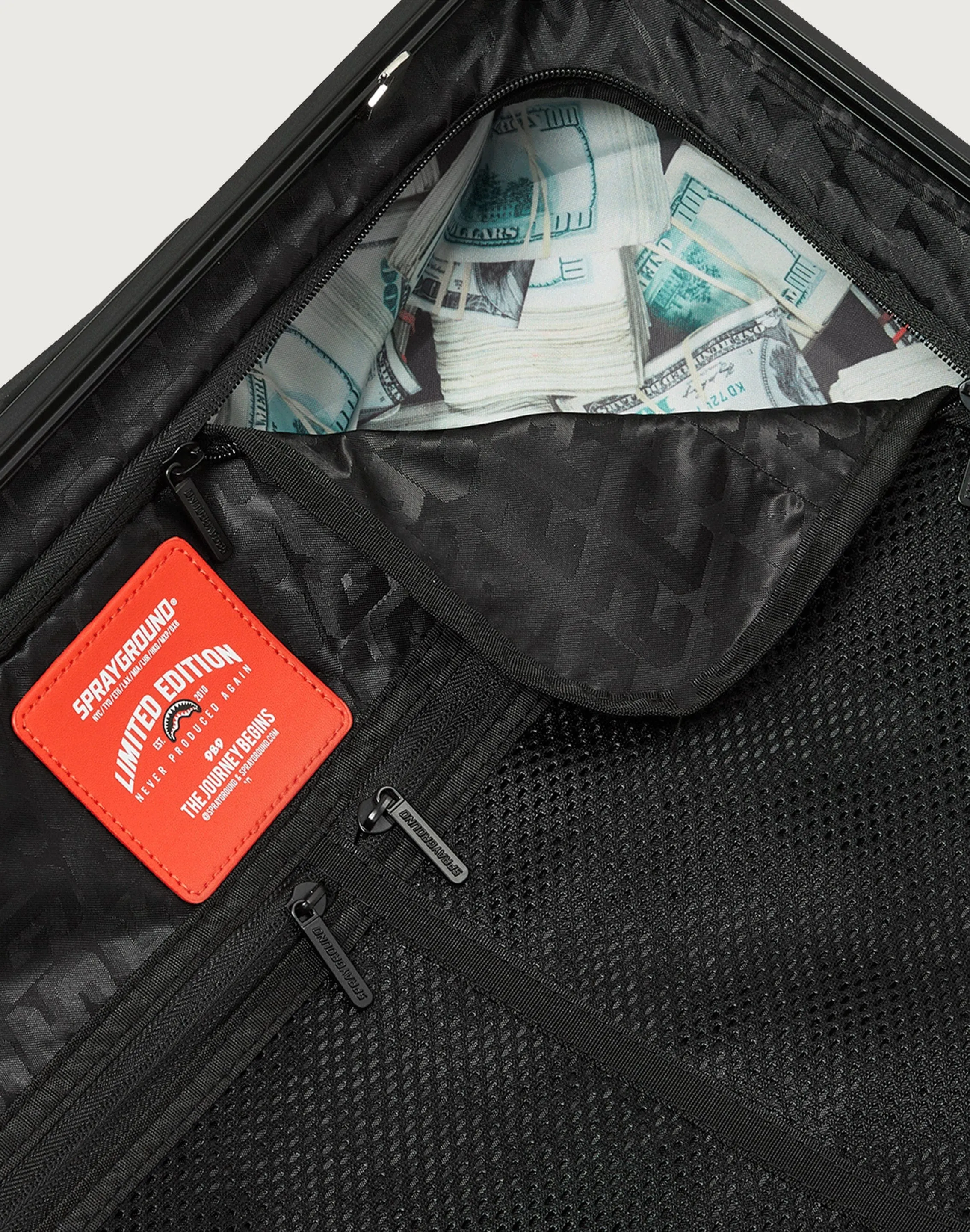 Sprayground Sharks In Paris GT Hard Shell Carry-On Luggage