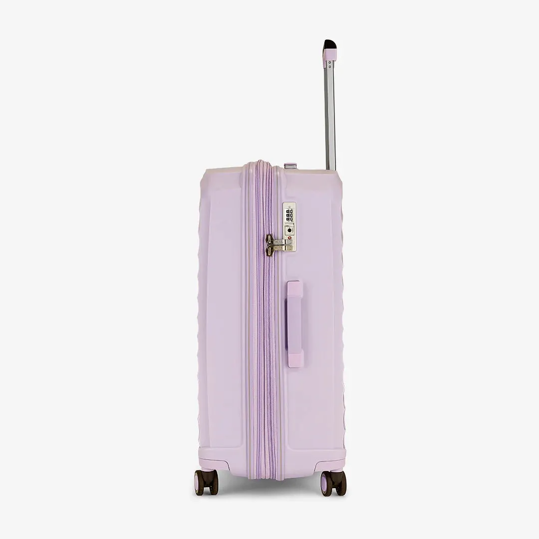 Sunwave Expandable Hardshell Medium Suitcase 66cm - Lilac