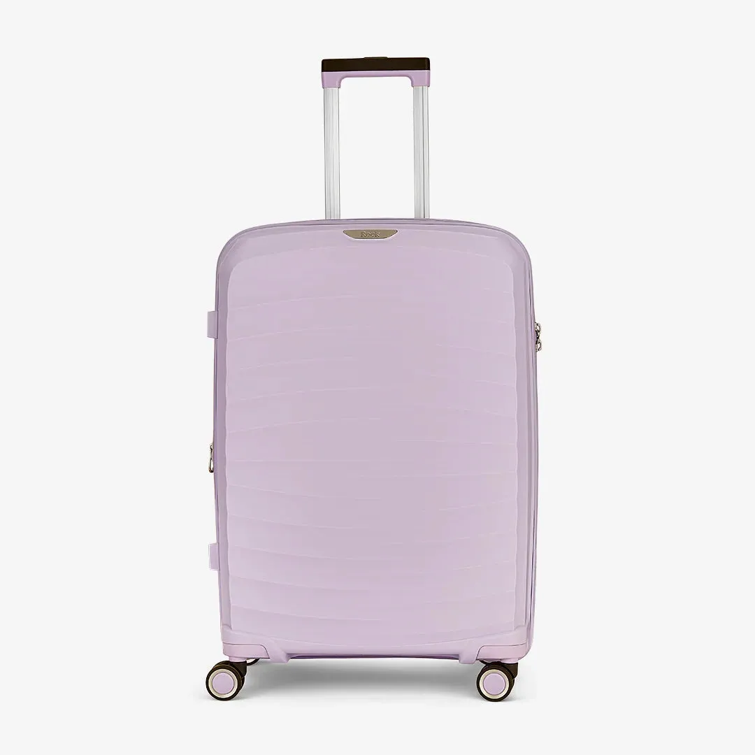 Sunwave Expandable Hardshell Medium Suitcase 66cm - Lilac