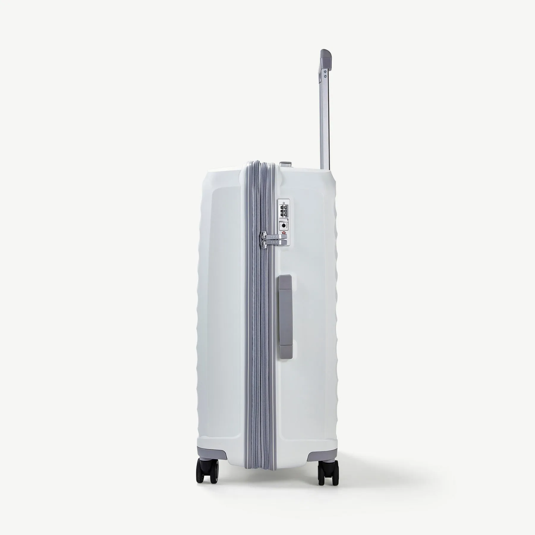 Sunwave Expandable Hardshell Medium Suitcase 66cm - White