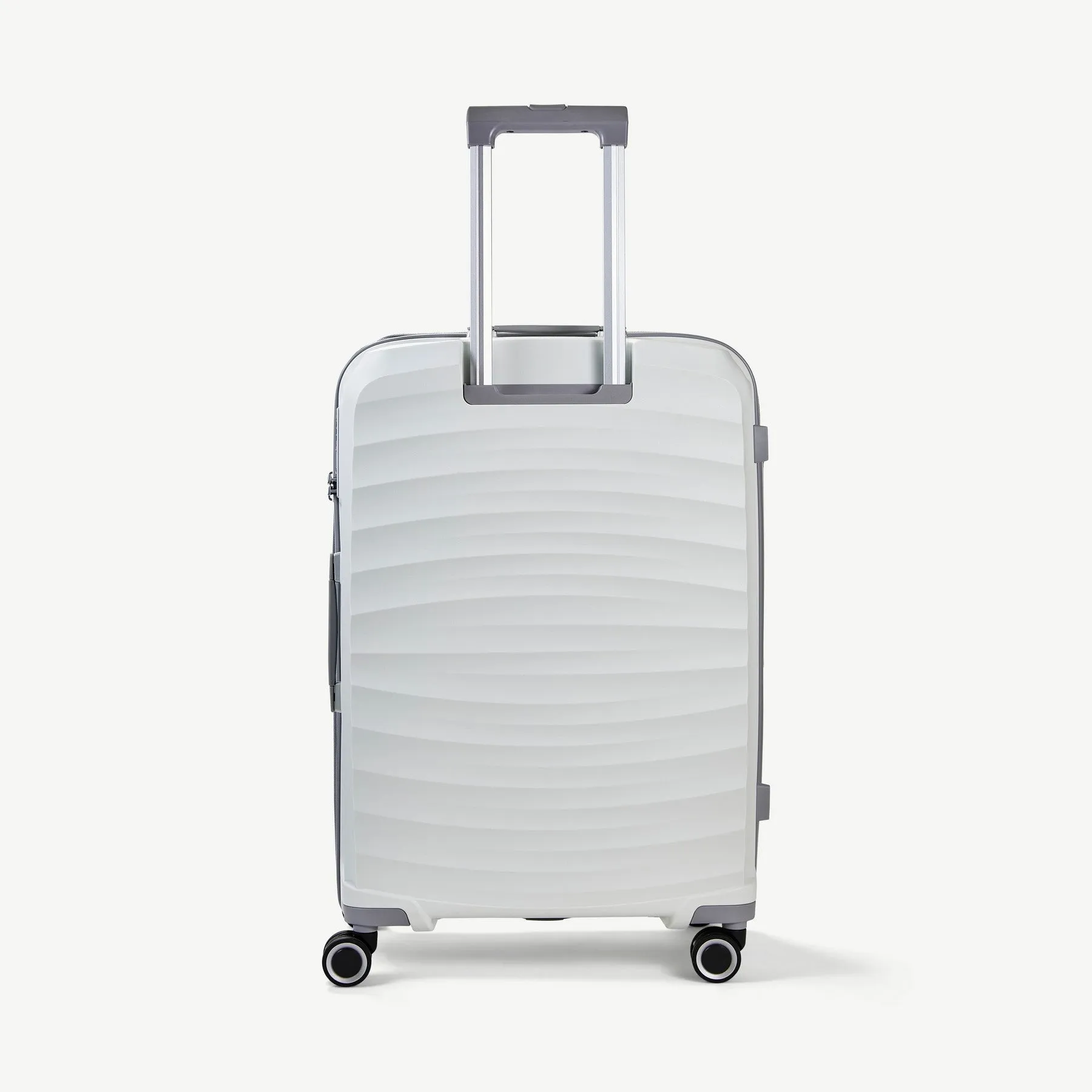 Sunwave Expandable Hardshell Medium Suitcase 66cm - White
