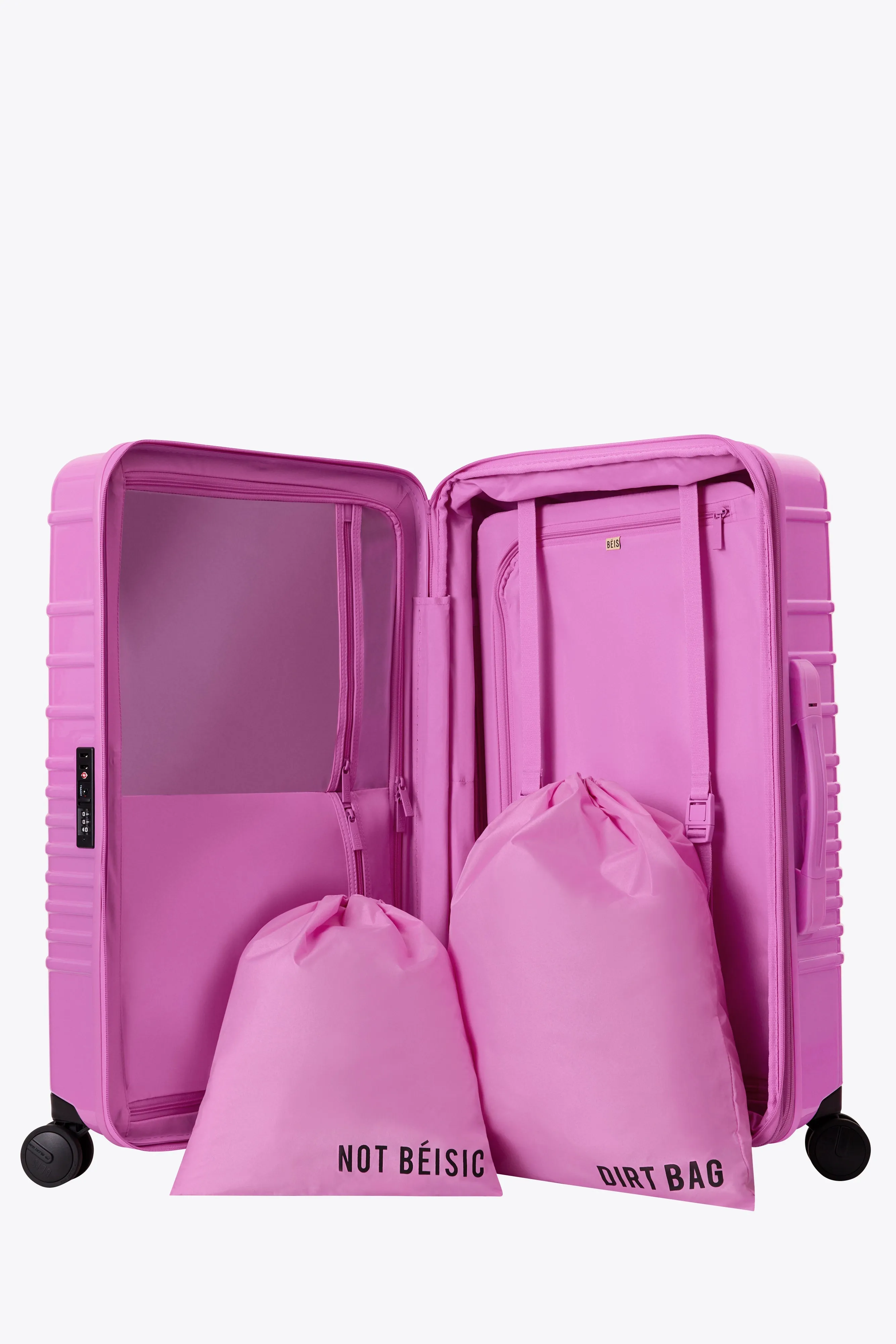The Medium Check-In Roller in Glossy Berry