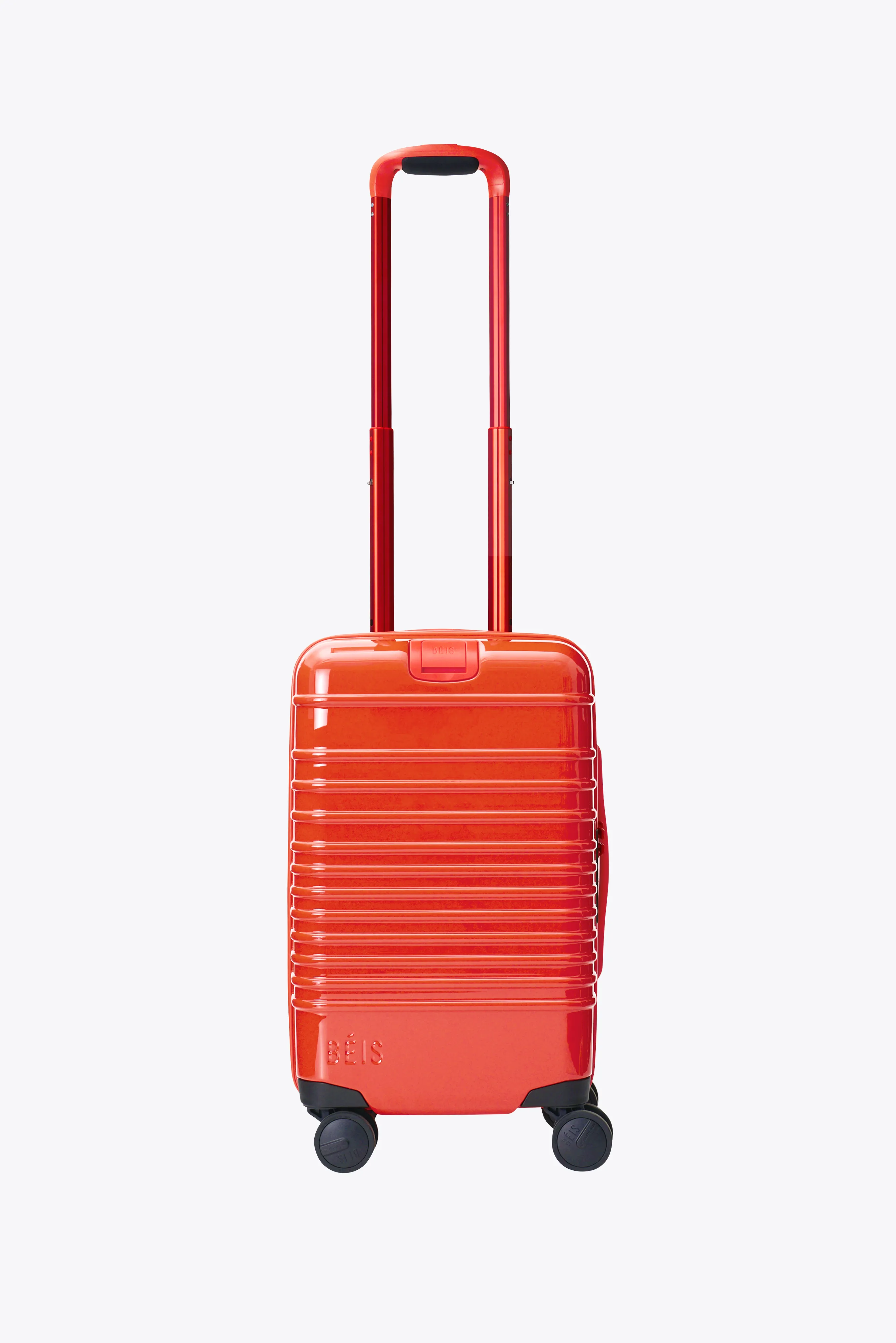 The Small Carry-On Roller in Glossy Flame