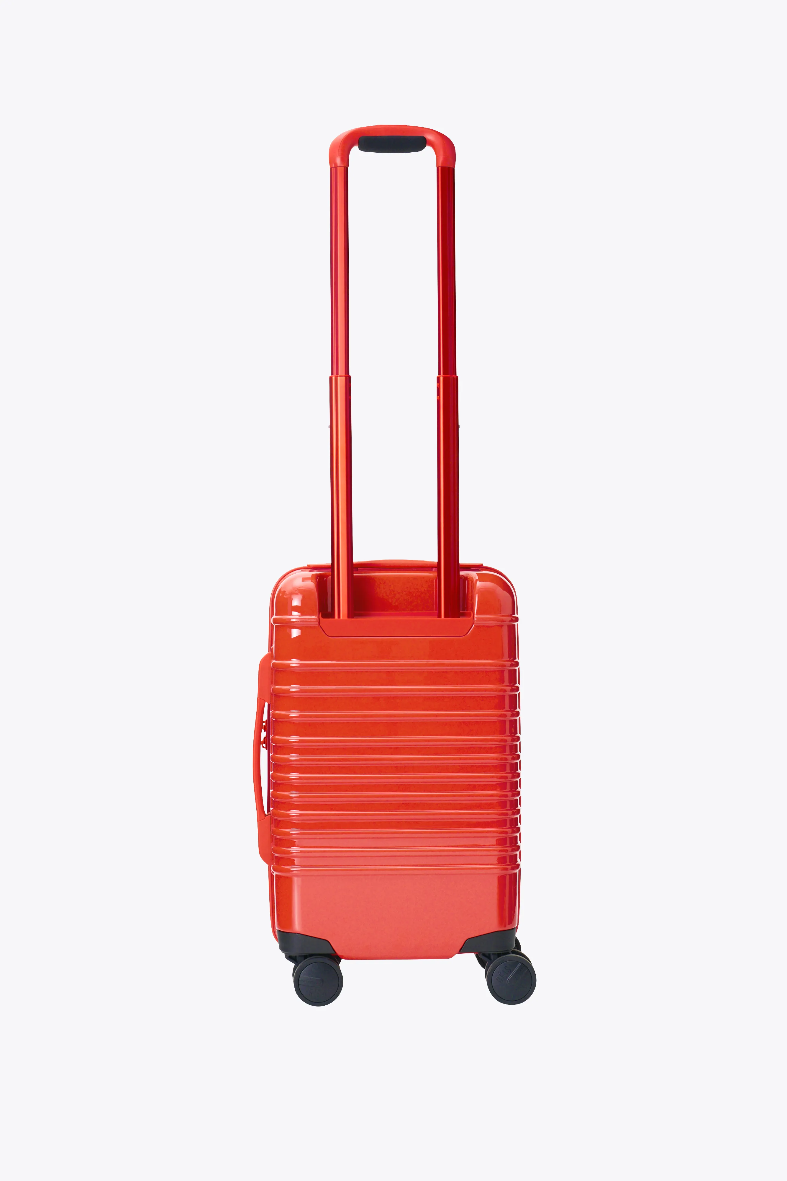 The Small Carry-On Roller in Glossy Flame