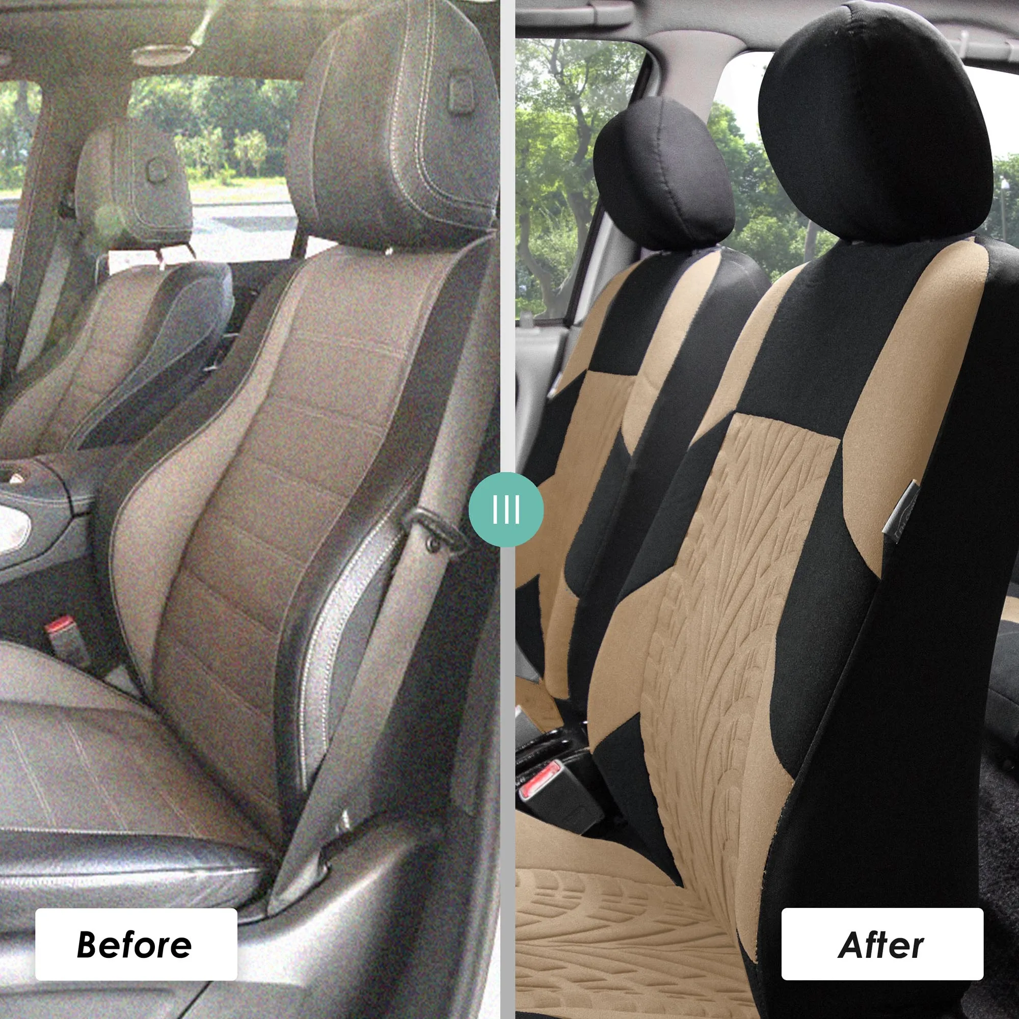 Travel Master Seat Covers - Full Set Beige