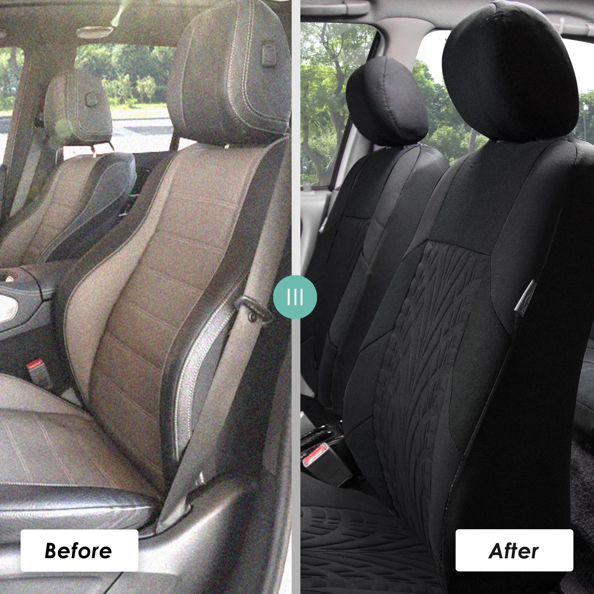Travel Master Seat Covers - Full Set Black