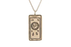Travel Tarot Card Necklace - READY-TO-SHIP