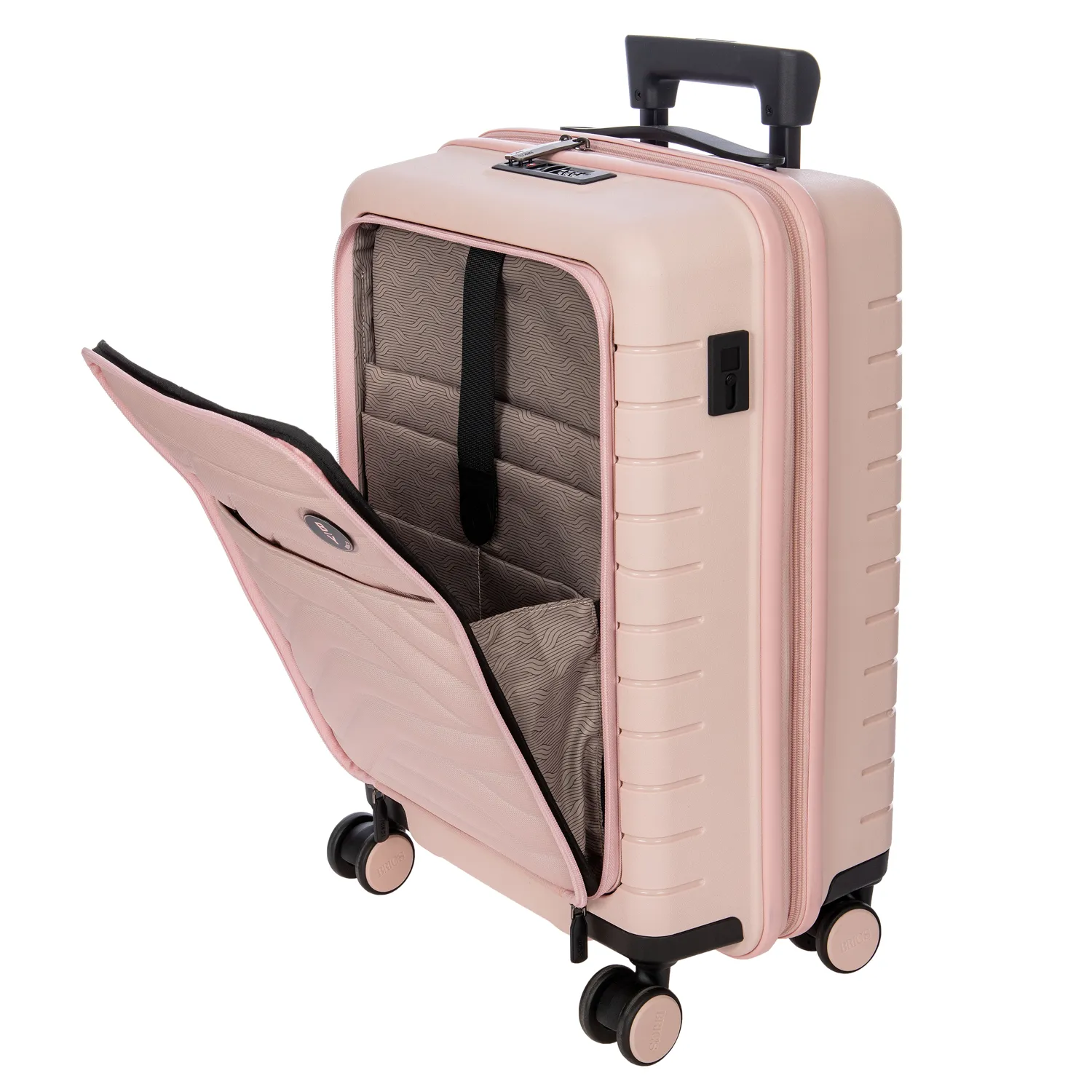 Ulisse B/Y Pearl Pink Expandable Carry-On w/Pocket