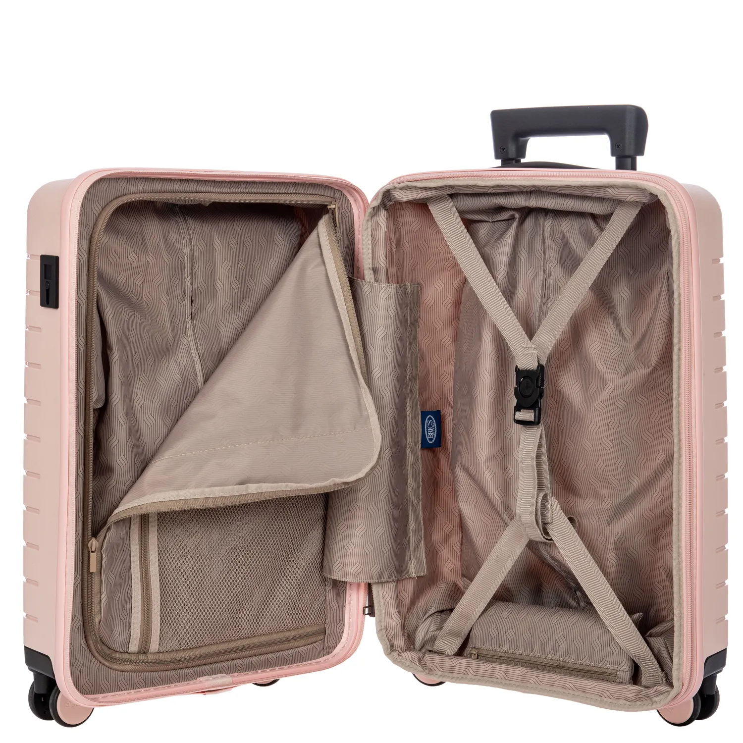 Ulisse B/Y Pearl Pink Expandable Carry-On w/Pocket