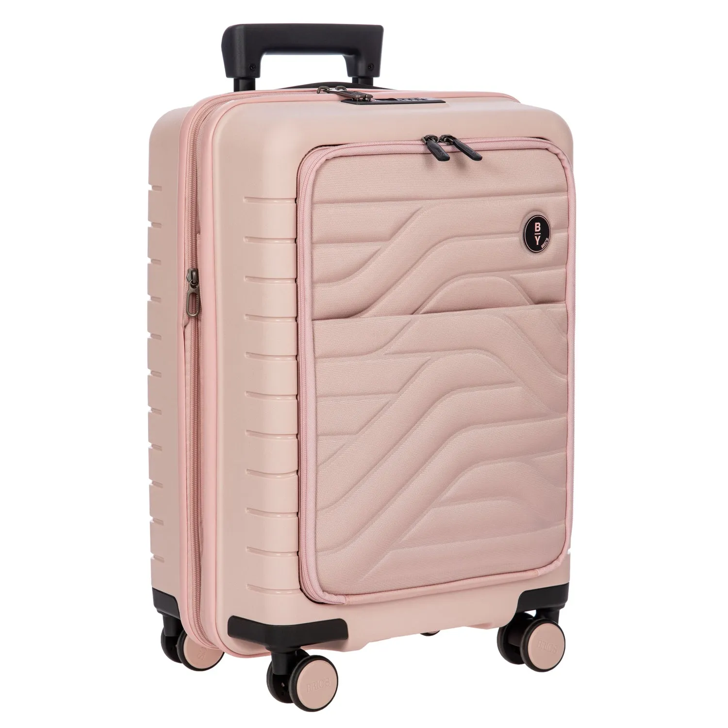 Ulisse B/Y Pearl Pink Expandable Carry-On w/Pocket