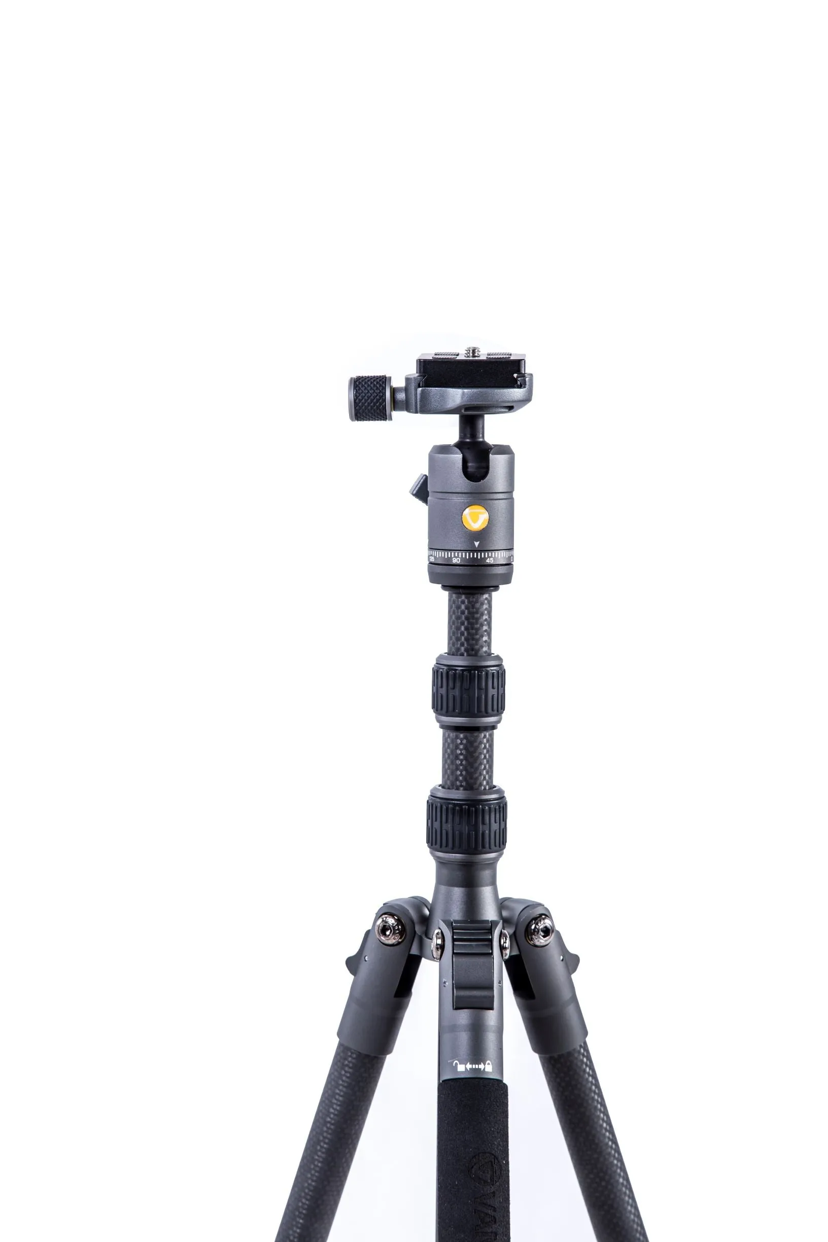 VEO 3 GO 204CB Carbon Fiber Tripod / Monopod with Ball Head. Bluetooth Remote. SPC
