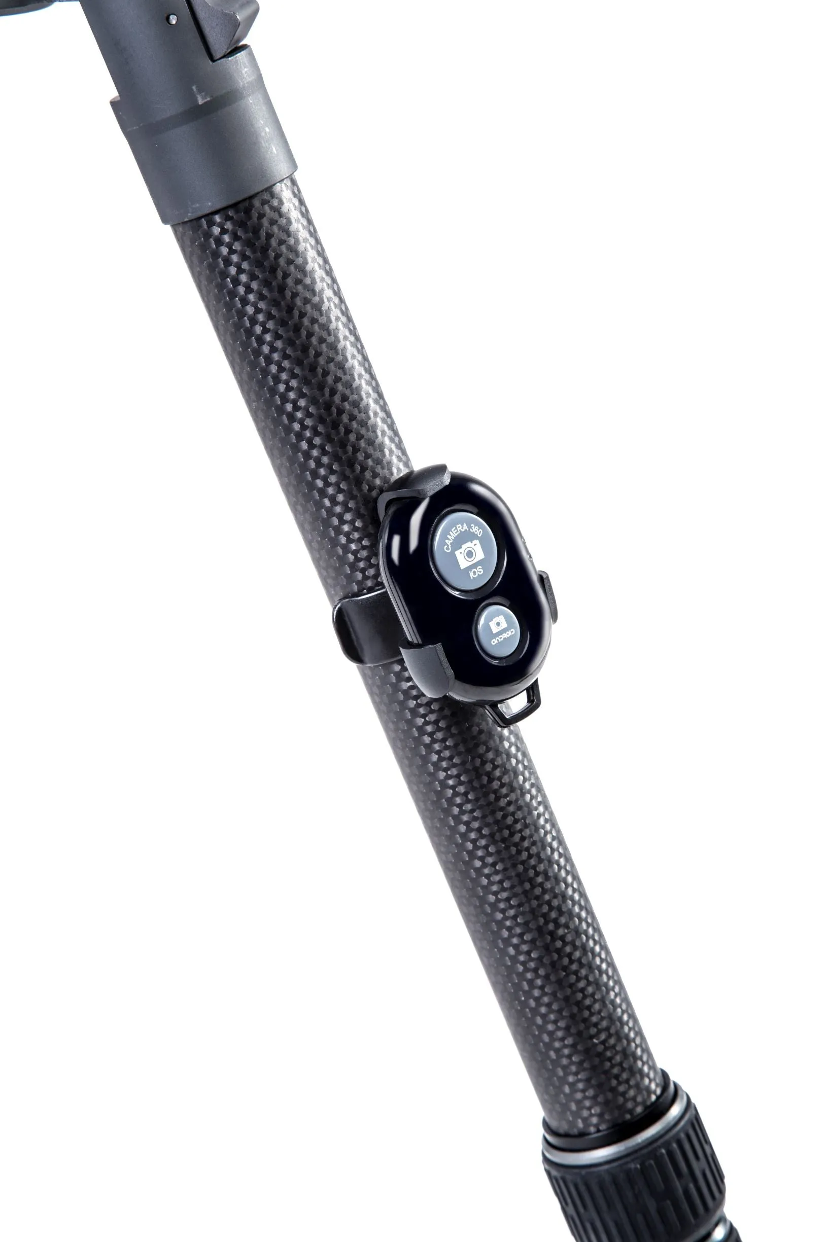 VEO 3 GO 204CB Carbon Fiber Tripod / Monopod with Ball Head. Bluetooth Remote. SPC