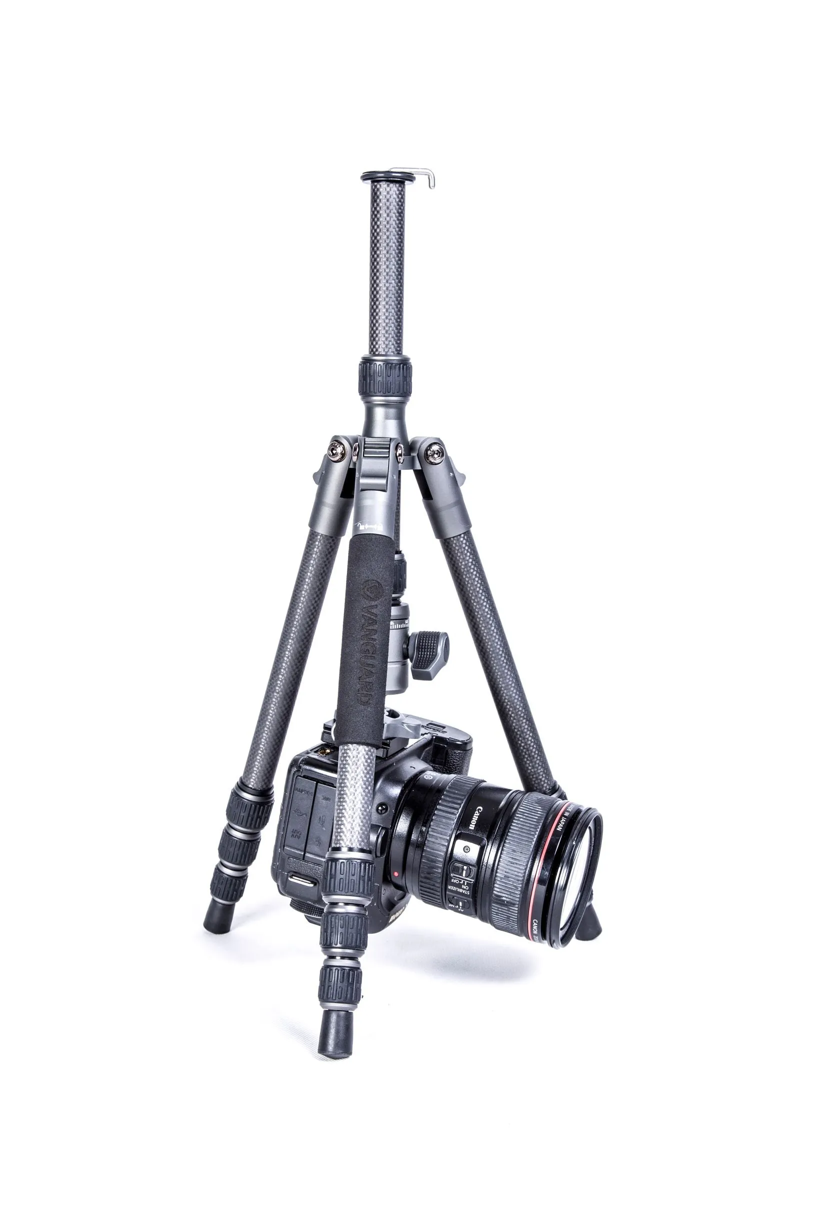 VEO 3 GO 204CB Carbon Fiber Tripod / Monopod with Ball Head. Bluetooth Remote. SPC