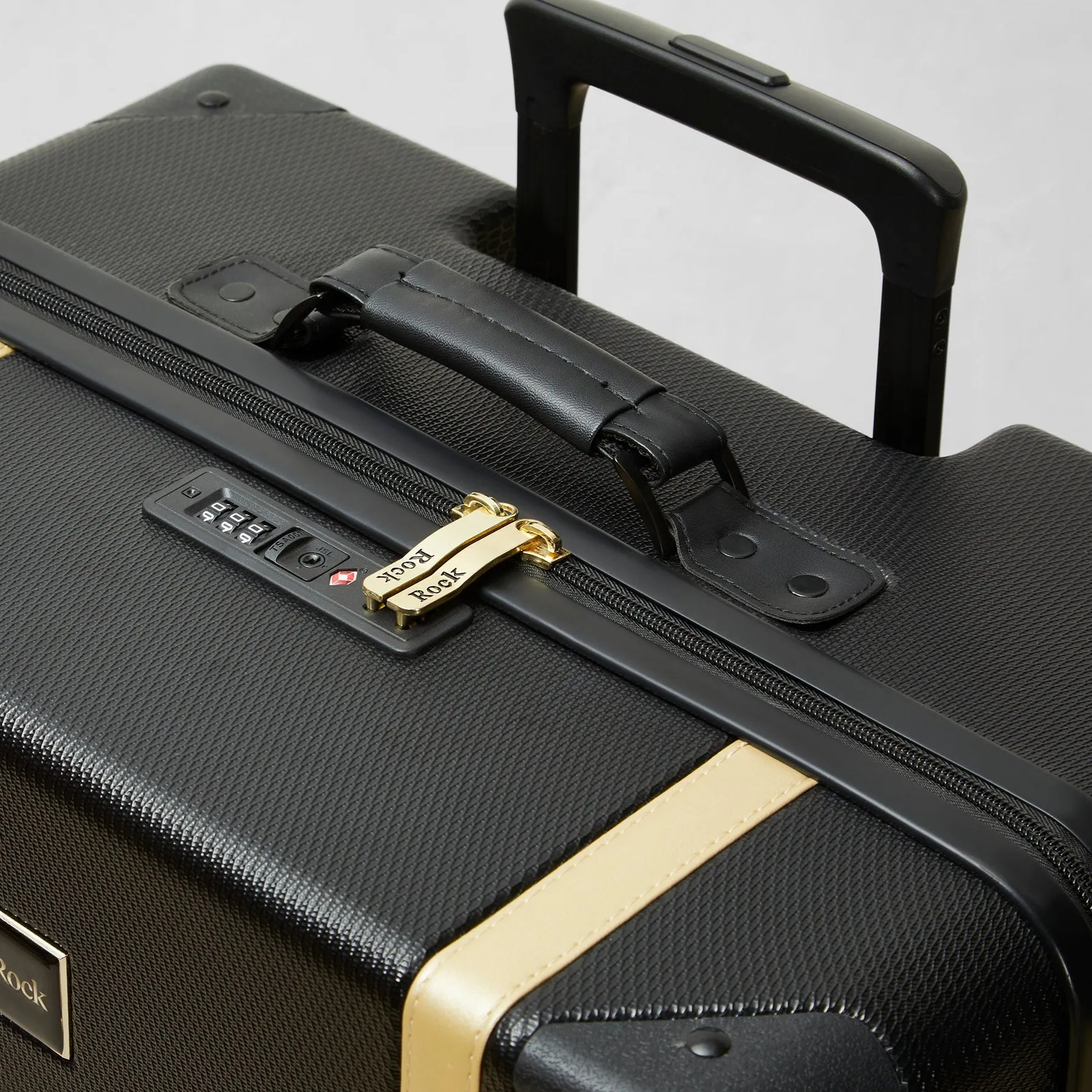 Vintage Hardshell 3pc Set - Black / Gold