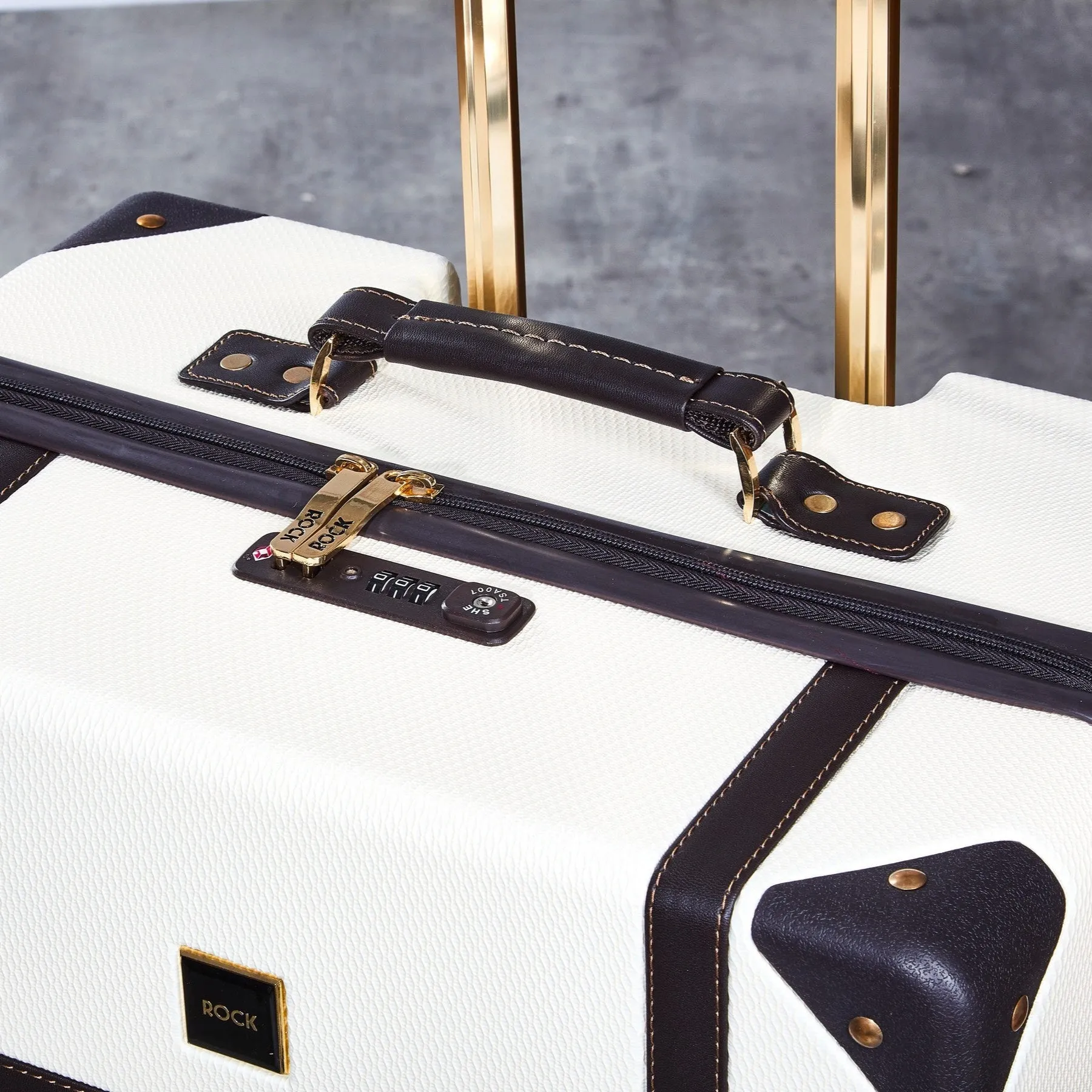 Vintage Hardshell 3pc Set - Cream