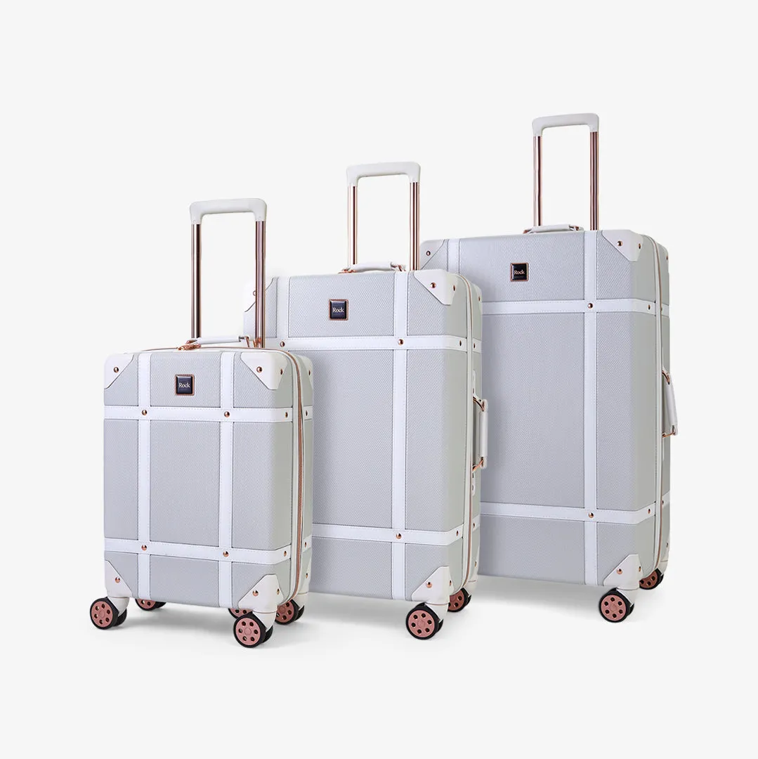 Vintage Hardshell 3pc Set - Grey