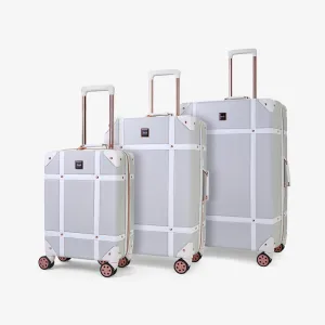Vintage Hardshell 3pc Set - Grey