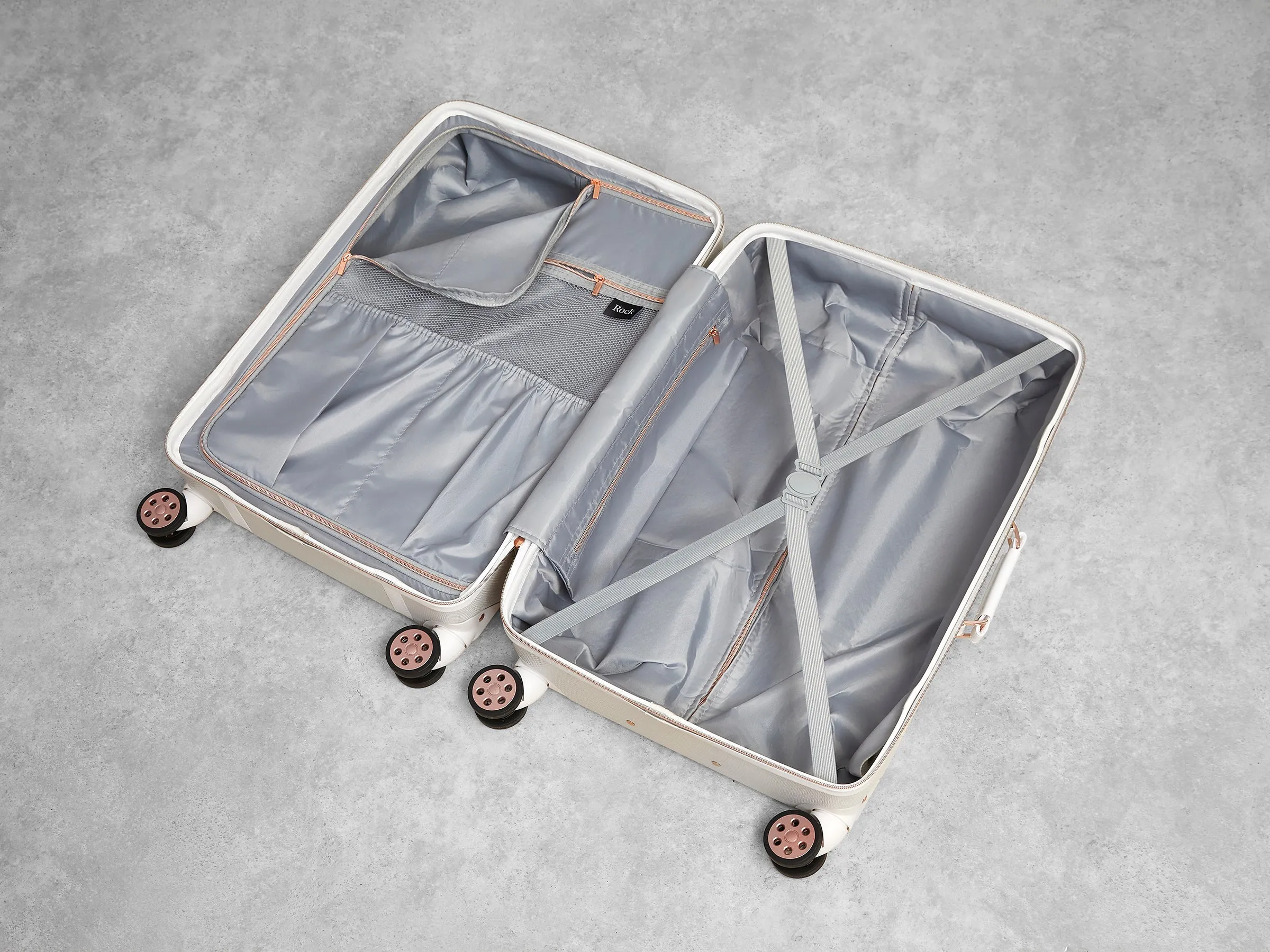 Vintage Hardshell 3pc Set - Grey