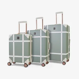 Vintage Hardshell 3pc Set - Sage Green