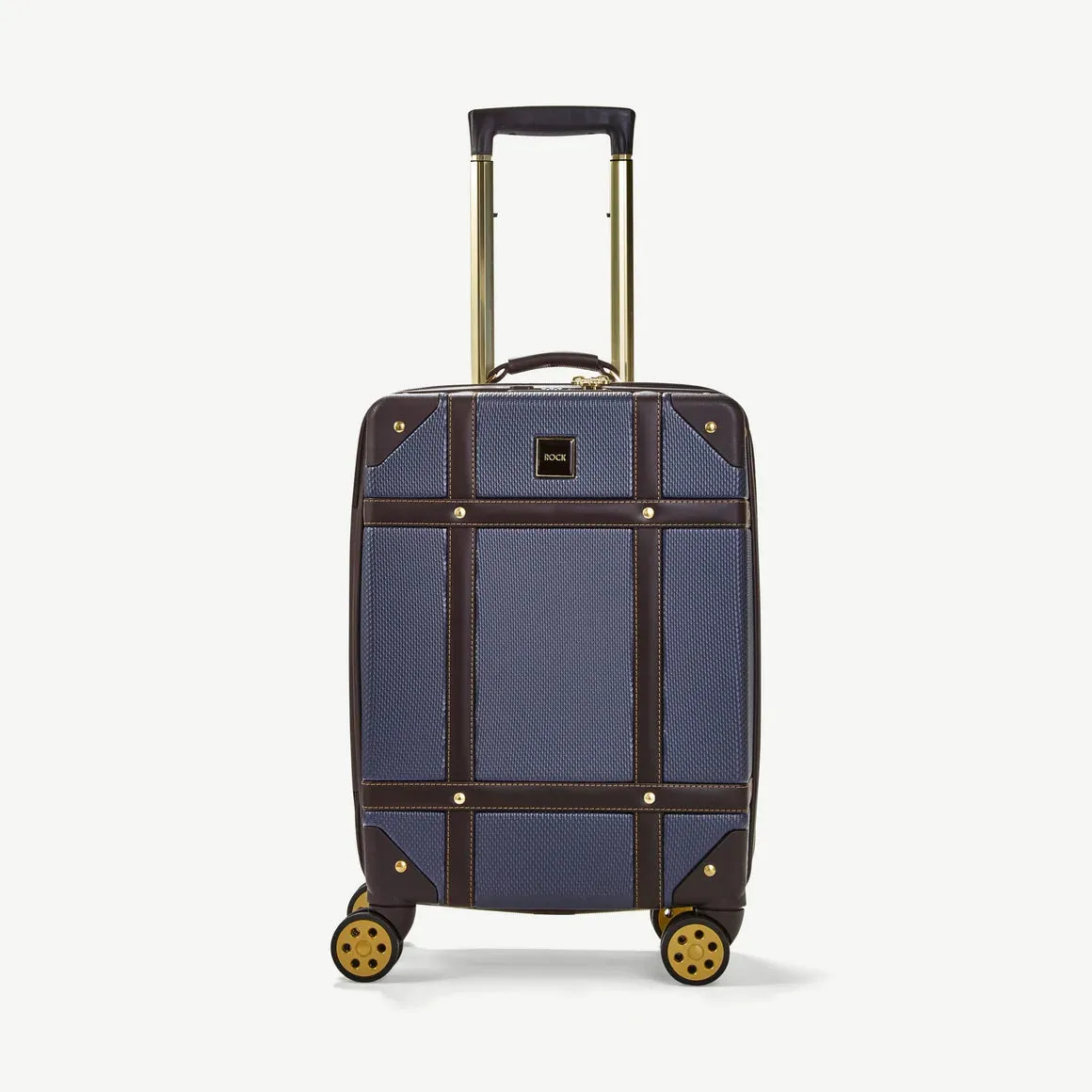 Vintage Hardshell Cabin Suitcase 54cm - Navy