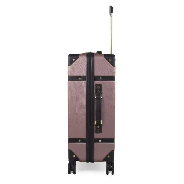 Vintage Hardshell Medium Suitcase 67cm - Rose Pink
